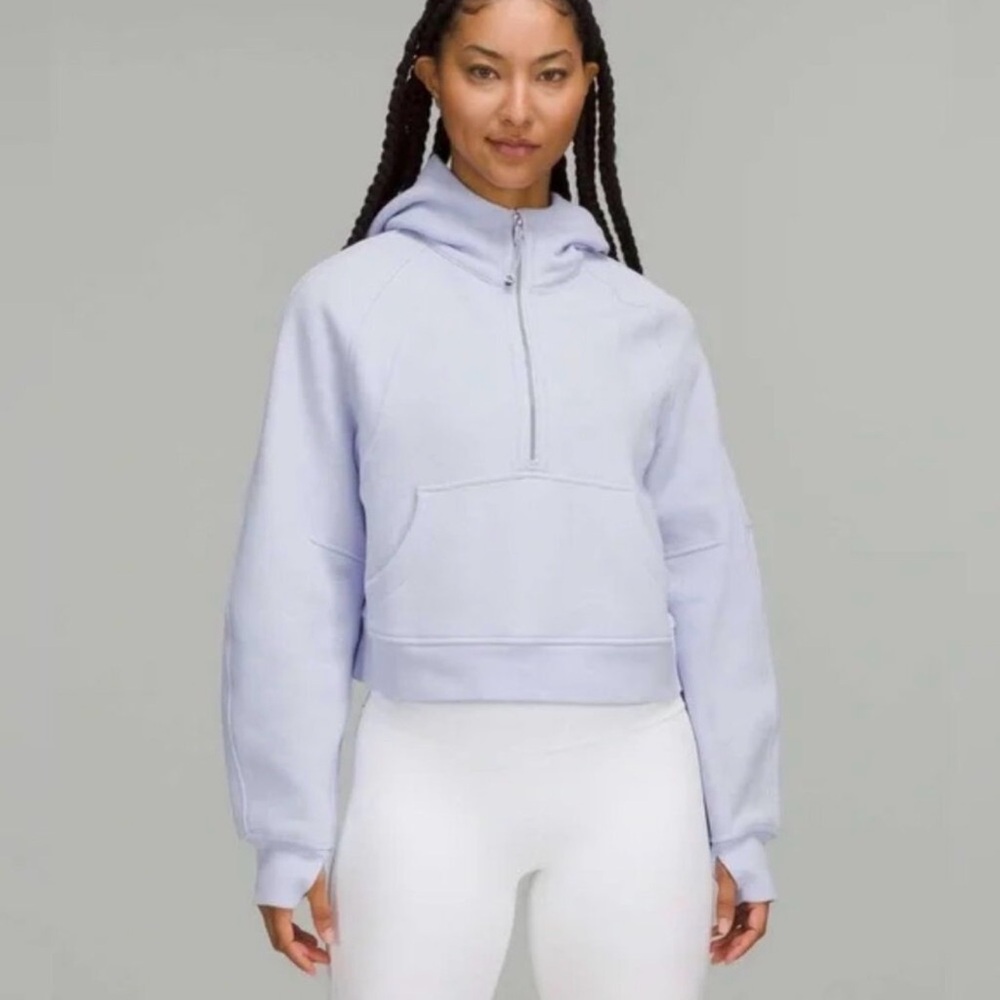 Light Blue Lululemon Scuba Hoodie